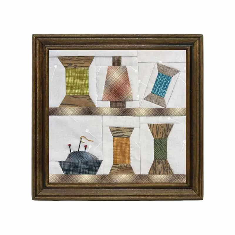 Yoko Saito 2601 set 10 tissus coton carreaux naturels + patron