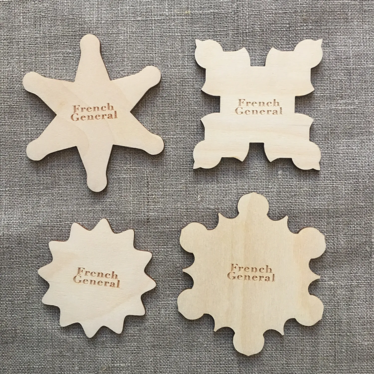 French General Thread Winders plaquettes fil bouleau