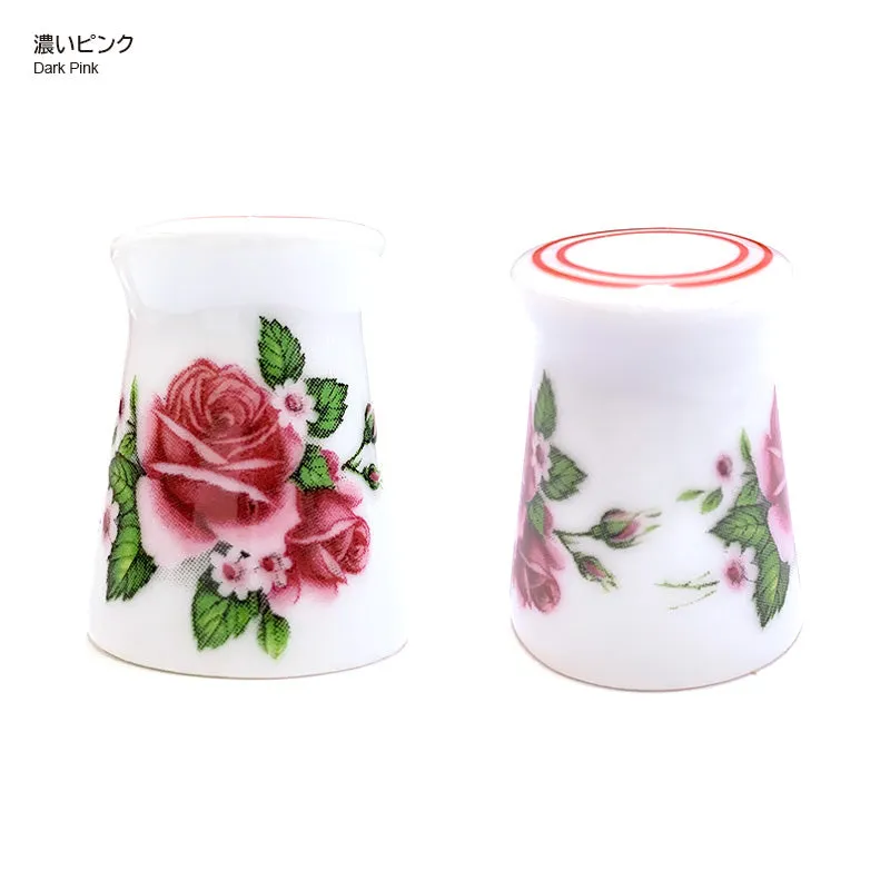 Yoko Saito Arita dé porcelaine rose quilting