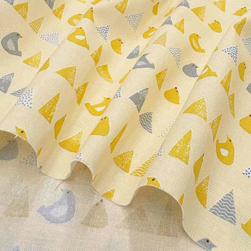 Yoko Saito web2603-A04 tissu coton poussin au mètre