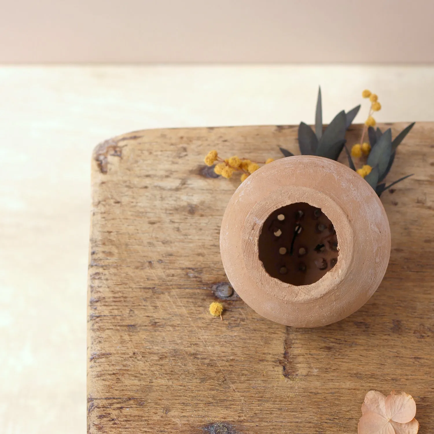 La Maison Naïve pique-fleurs terre cuite fleurs séchées à l’unité