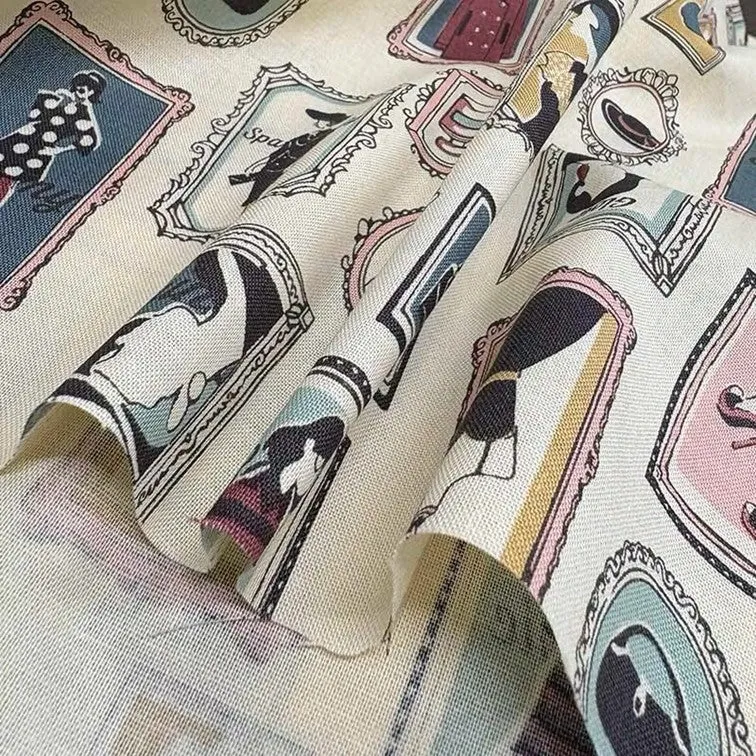 Yoko Saito un/no Fashion tissu coton ivoire au mètre