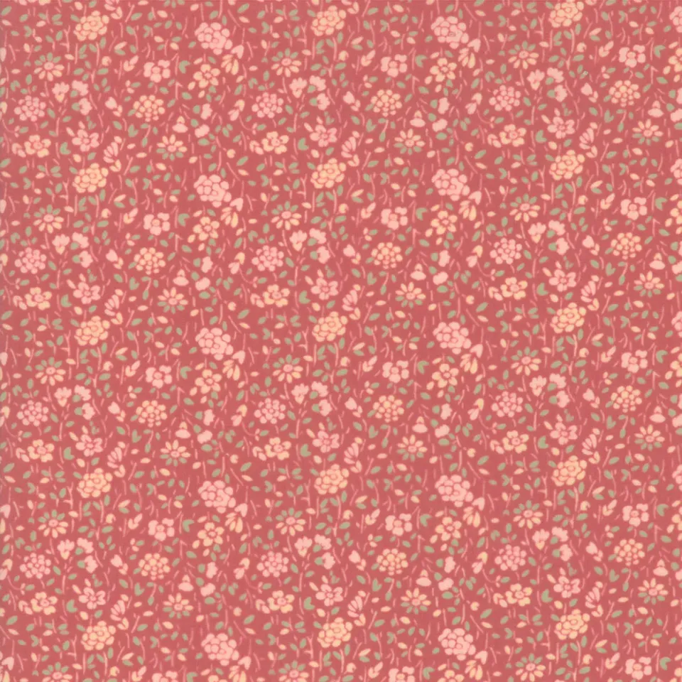 French General Tres Jolie 13870 13LW batiste coton rouge