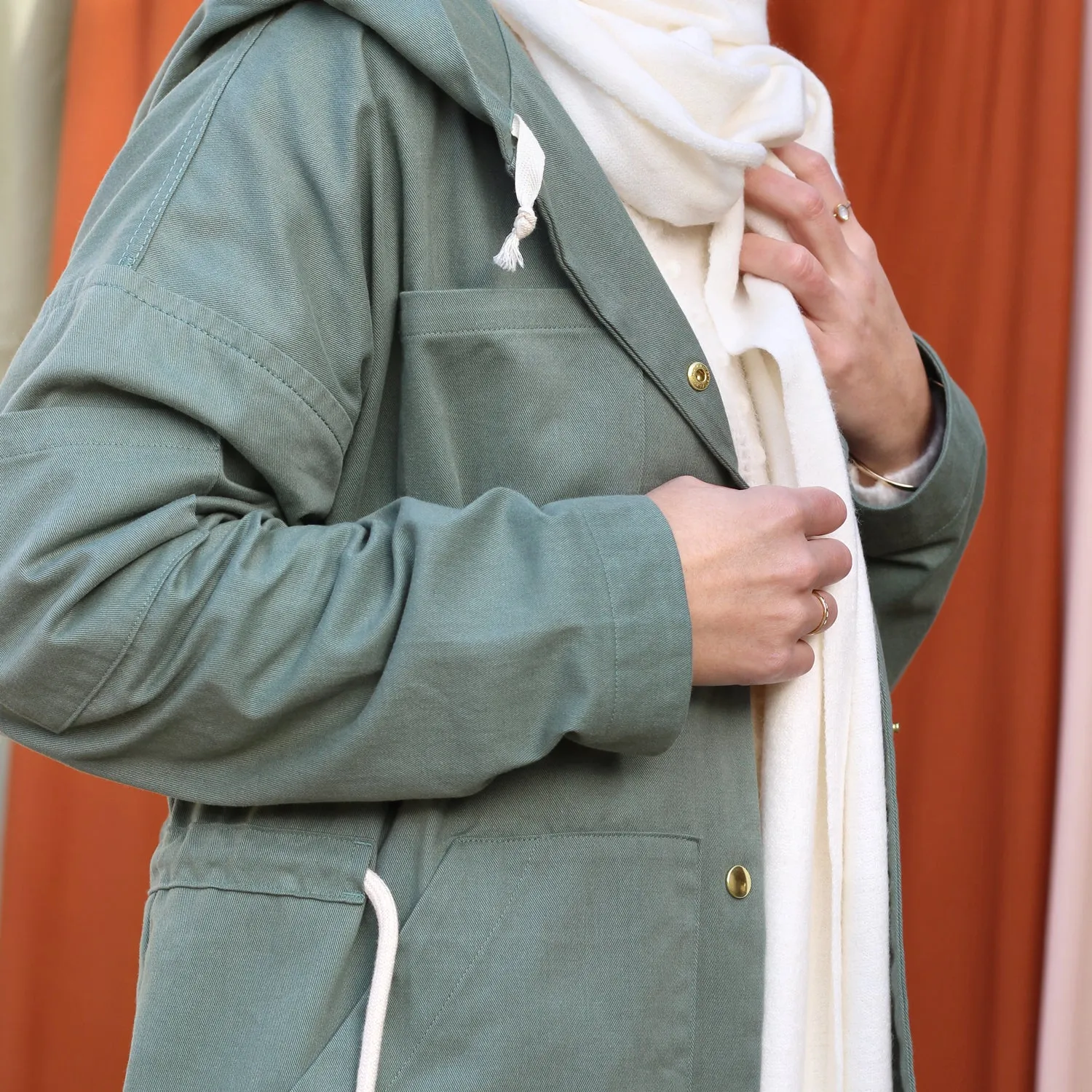 La Maison Naïve Laurier tissu gabardine coton au mètre