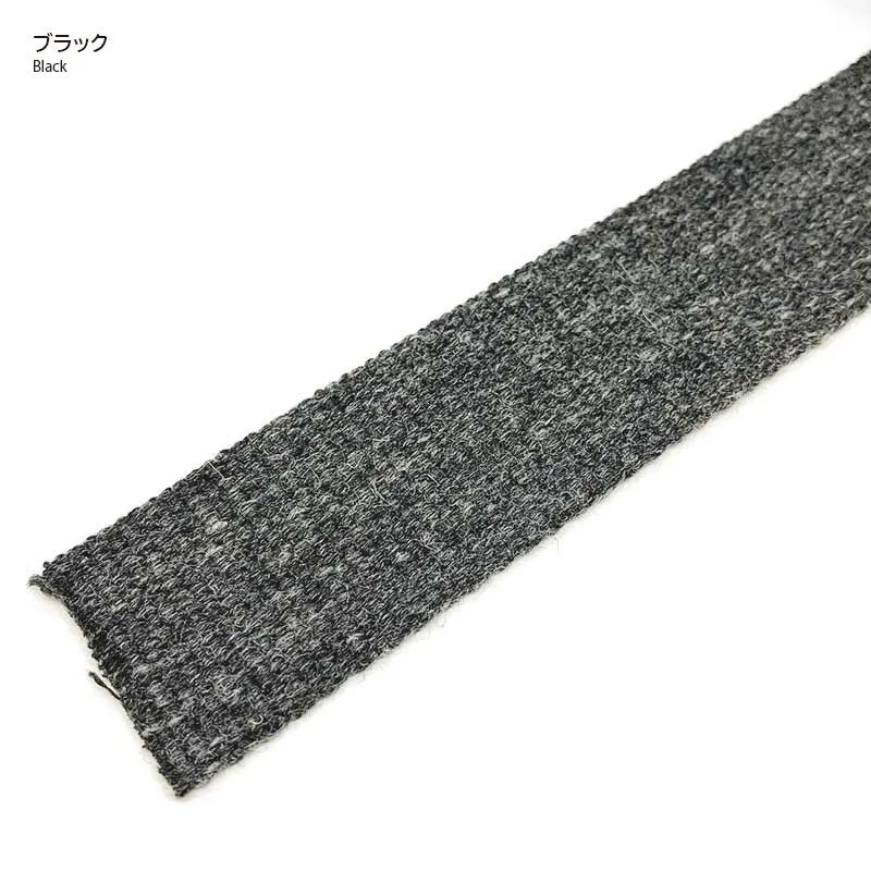 Yoko Saito sangle lin acrylique 3 cm chocolat au 10 cm