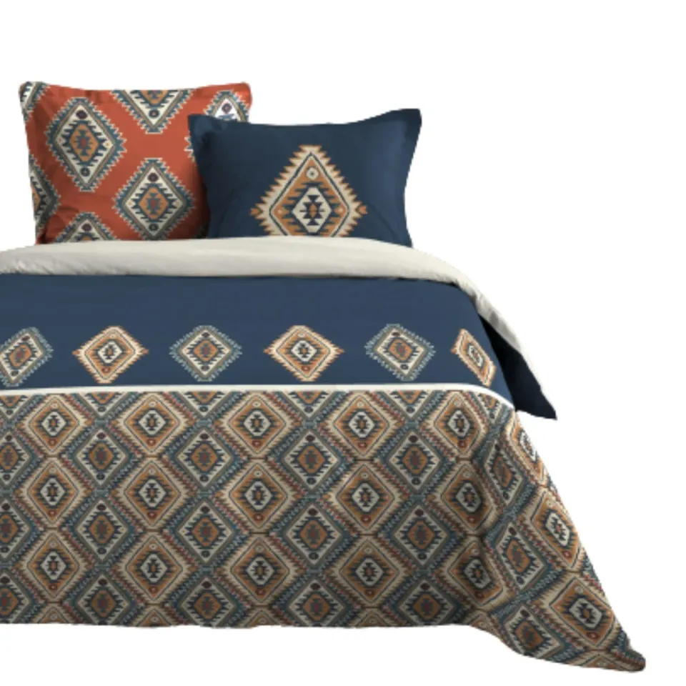 STOF Louisiane parure housse de couette 240x220 multicolore coton