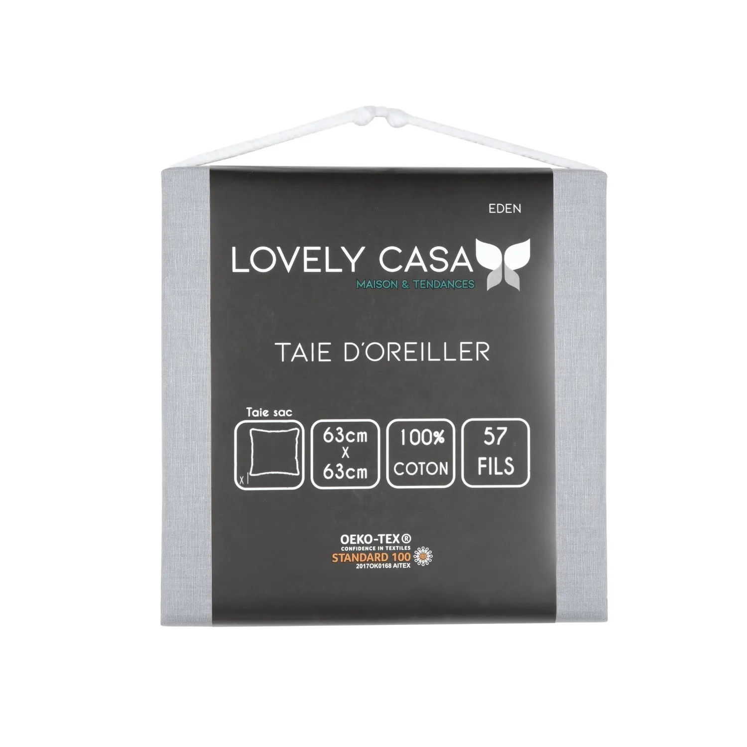 Stof Eden taie d'oreiller 63x63 cm souris coton