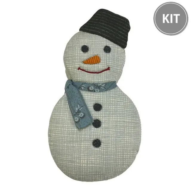 Yoko Saito Snow Man Pouch kit couture pochette bonhomme neige