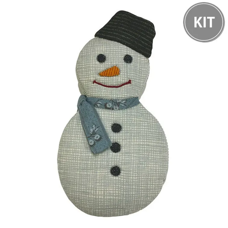 Yoko Saito Snow Man Pouch kit couture pochette bonhomme neige