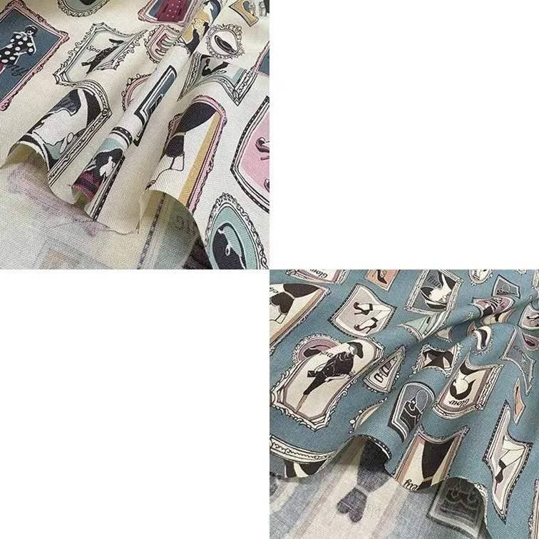Yoko Saito un/no Fashion tissu coton ivoire au mètre