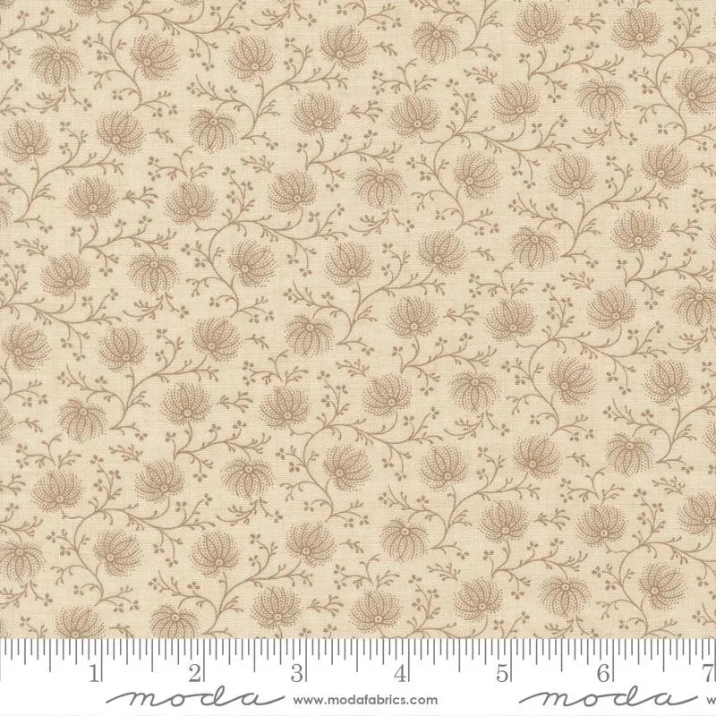 French General Joie De Vivre Roche 13986 12 tissu coton fleuri