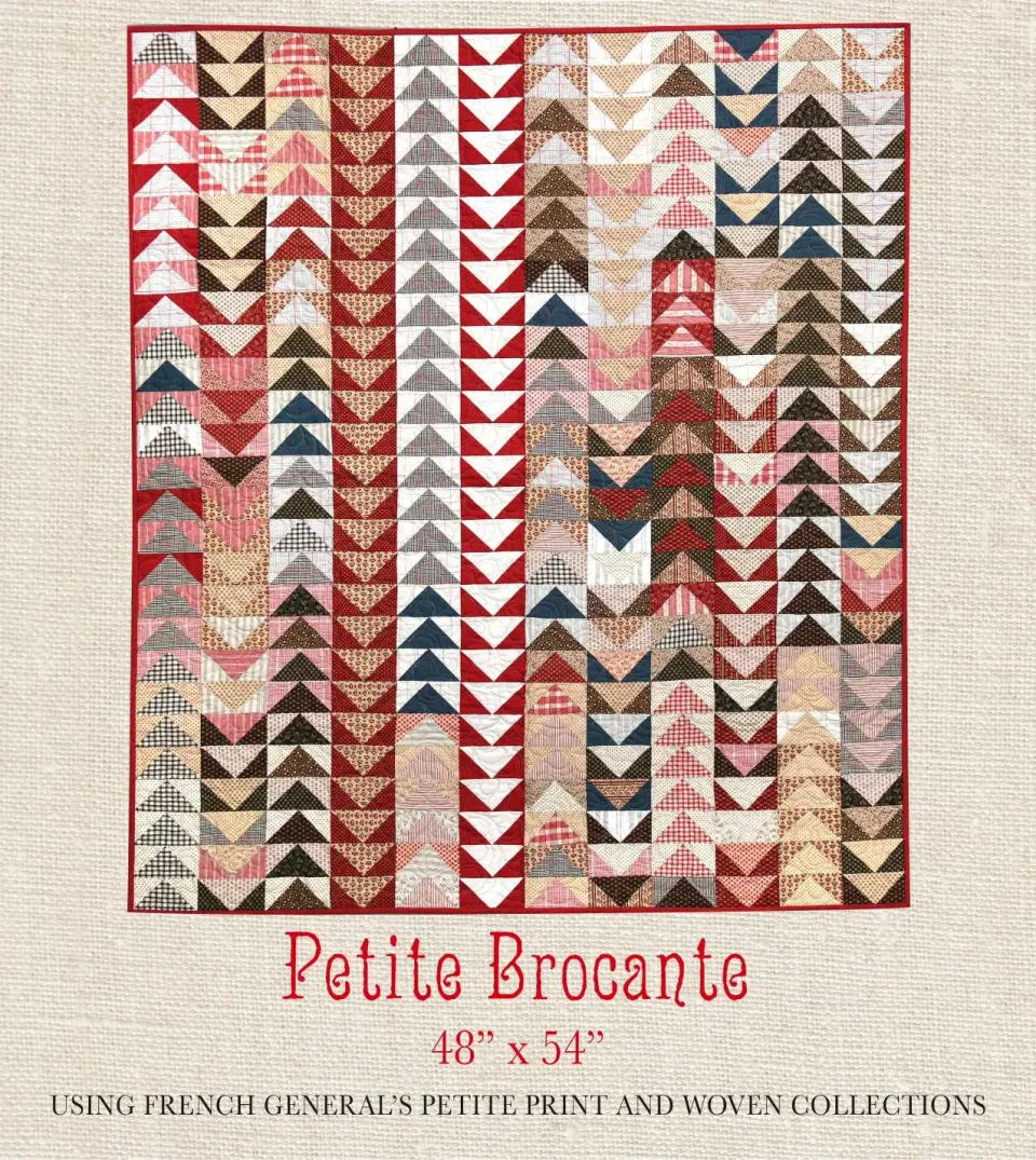 French General Petite Prints Petite Brocante patron patchwork imprimé
