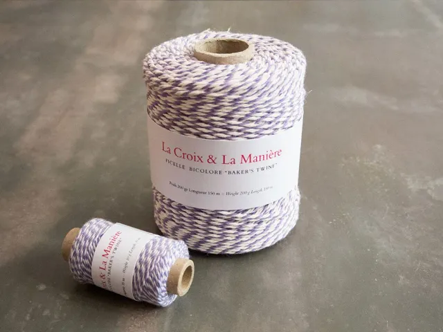 La Croix et La Manière Baker's twine violet 35 m