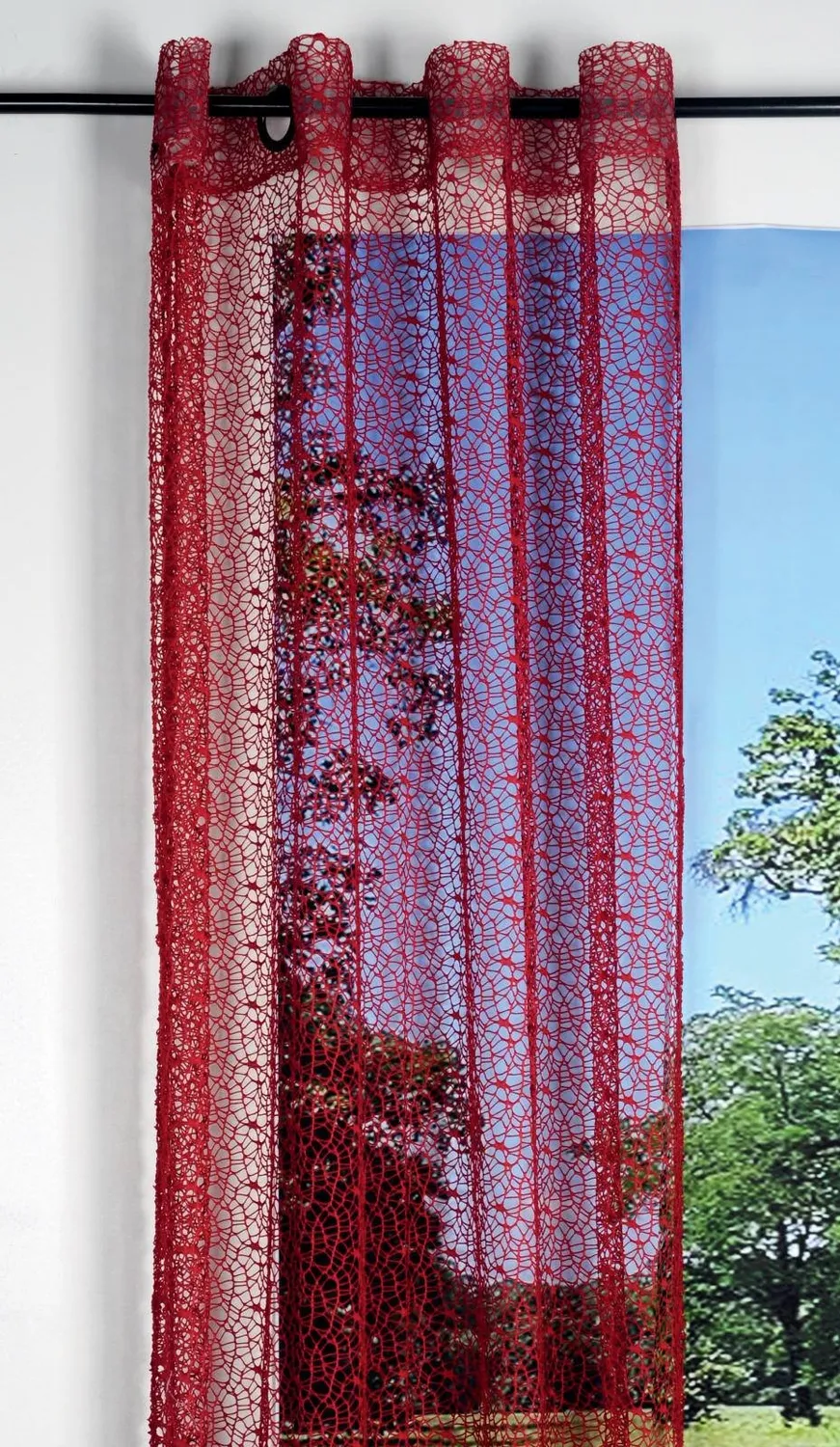 STOF Lovely Casa voilage blanc 140x250 cm ajouré