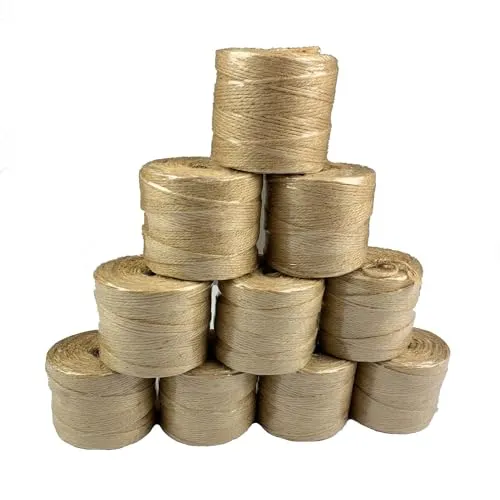 Tissushop ficelle en jute naturel 200 g 130 m biodégradable
