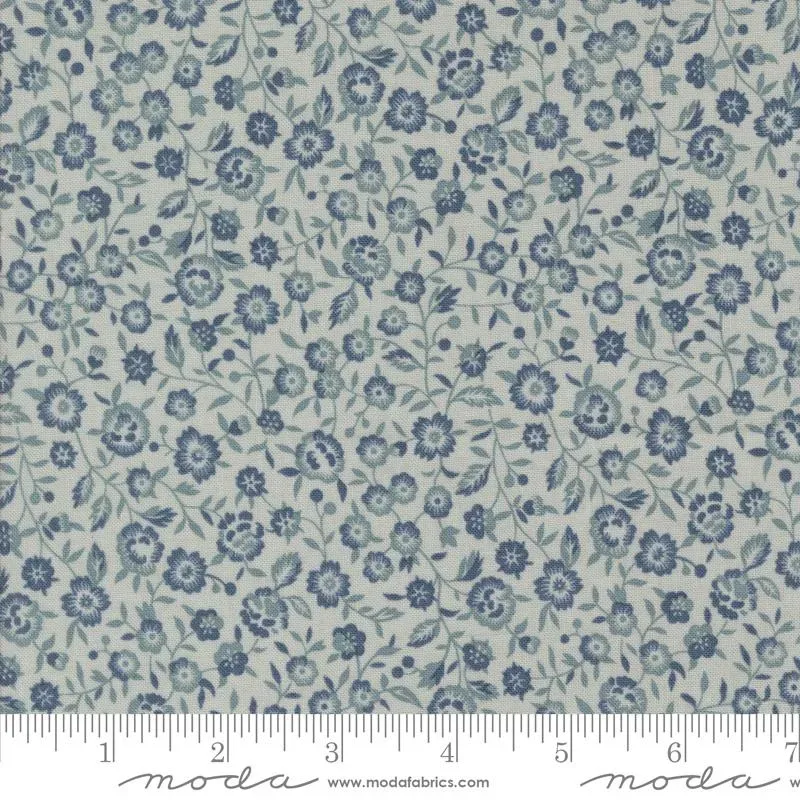 French General Sacré Bleu 13974 15 tissu coton bleu ciel