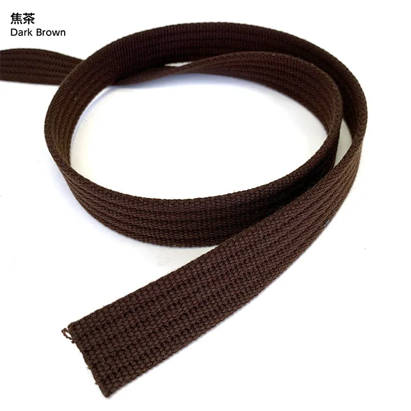 Yoko Saito JTT-A2511 sangle anse sac noir 25mm au mètre