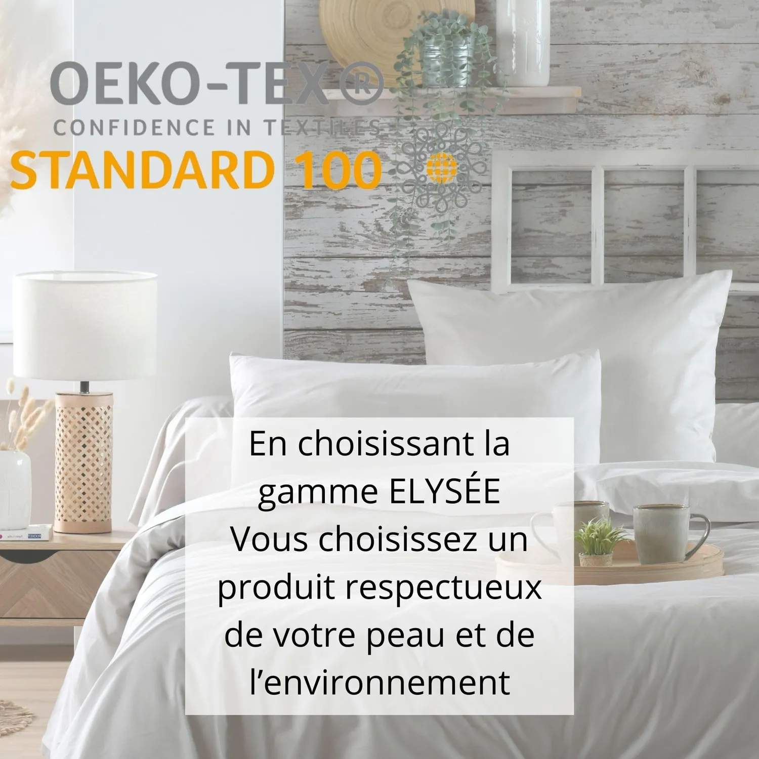 STOF Elysée drap plat 180x290 lin coton