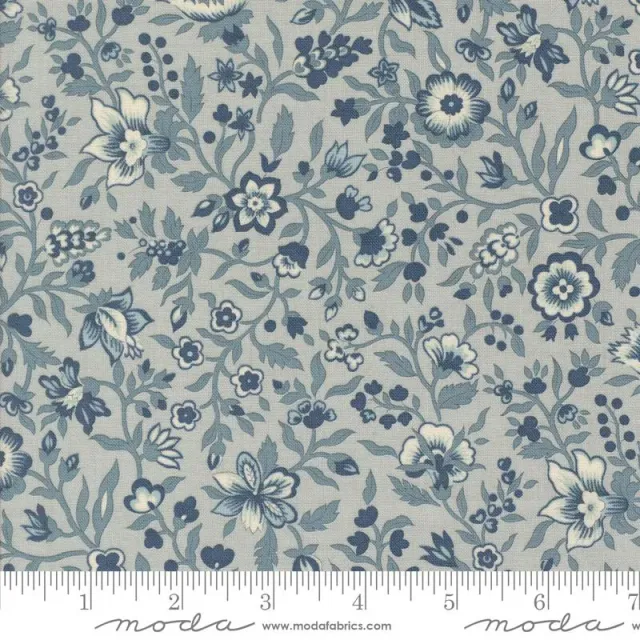 French General Sacré Bleu 13971 15 tissu coton ciel au mètre