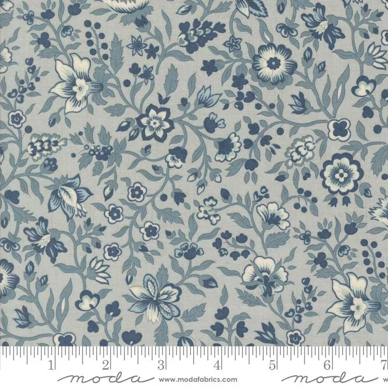 French General Sacré Bleu 13971 15 tissu coton ciel au mètre