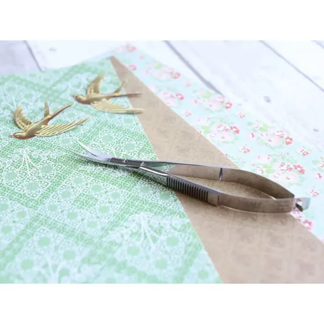 Yoko Saito micro-ciseaux lames courbes 127mm couture