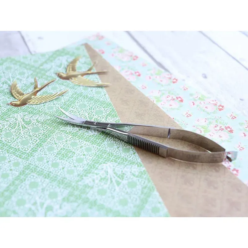 Yoko Saito micro-ciseaux lames courbes 127mm couture