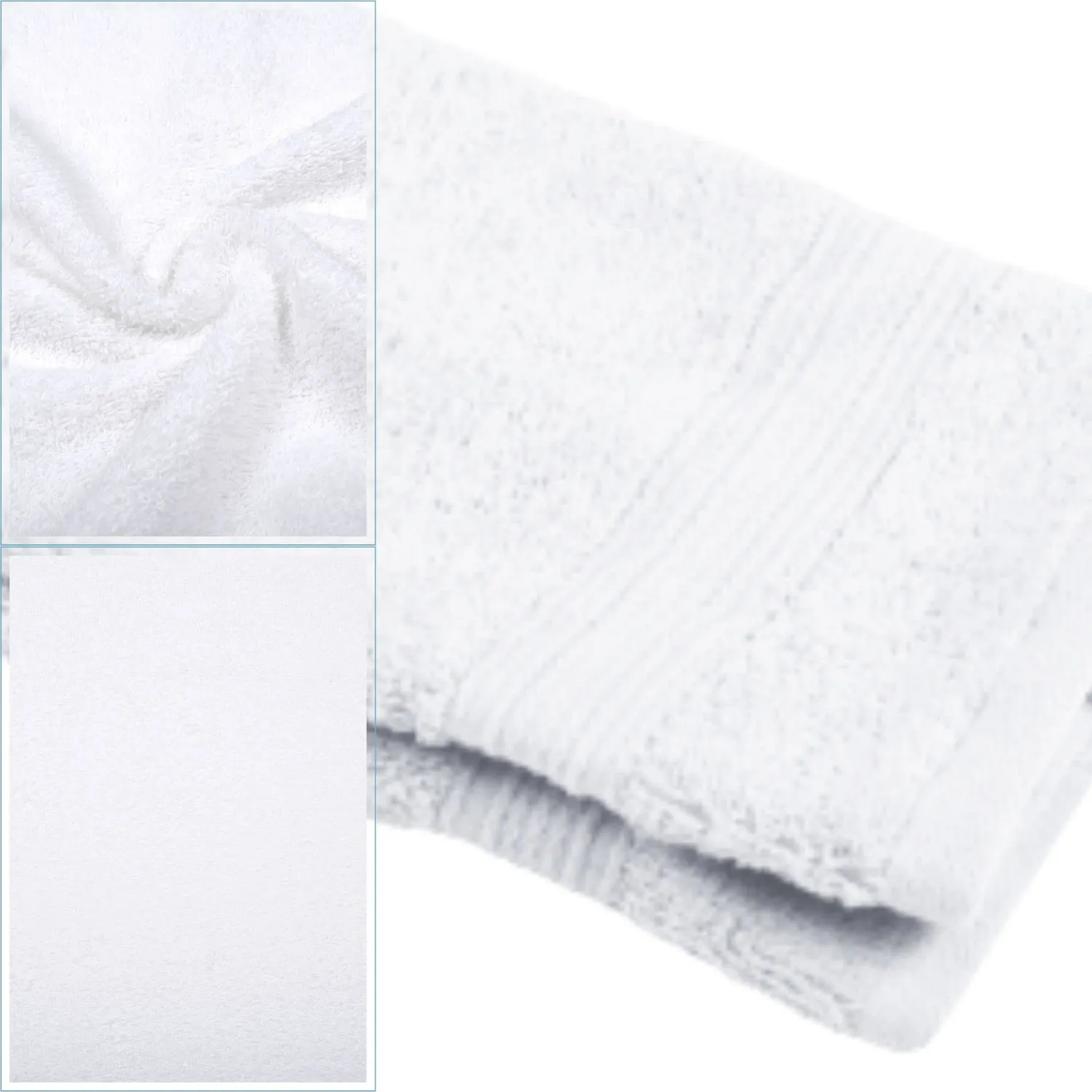 STOF Lagune serviette de bain 70x140 blanc bio