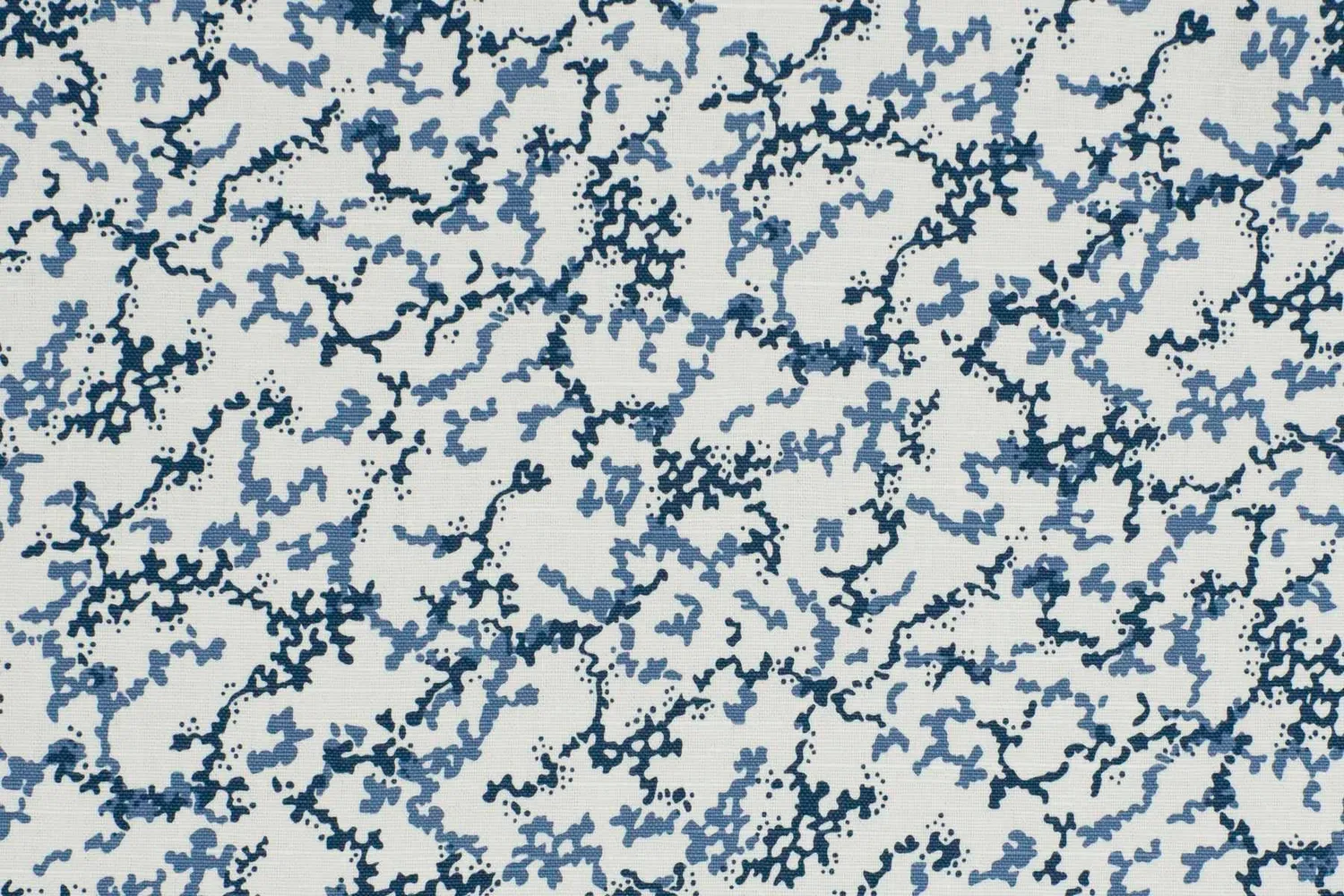 French General Amandine Indigo tissu ameublement au mètre indigo