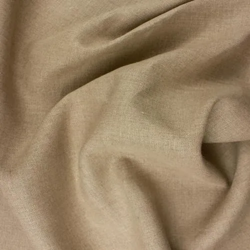 Tissushop toile de lin sanforisée naturel 1 m 140 cm