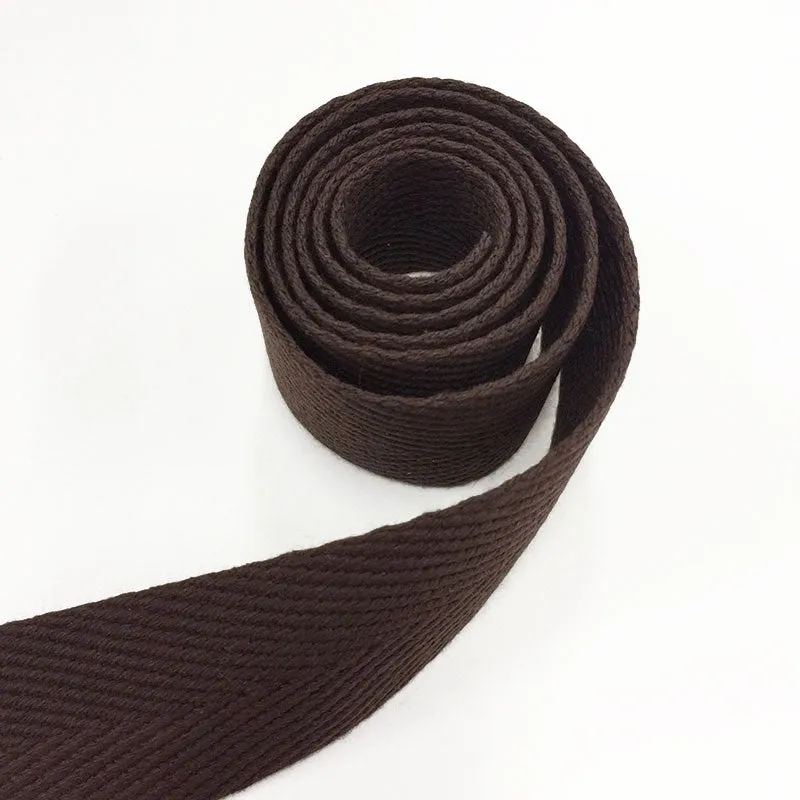 Yoko Saito JTT-A383 sangle chevrons acrylique marron