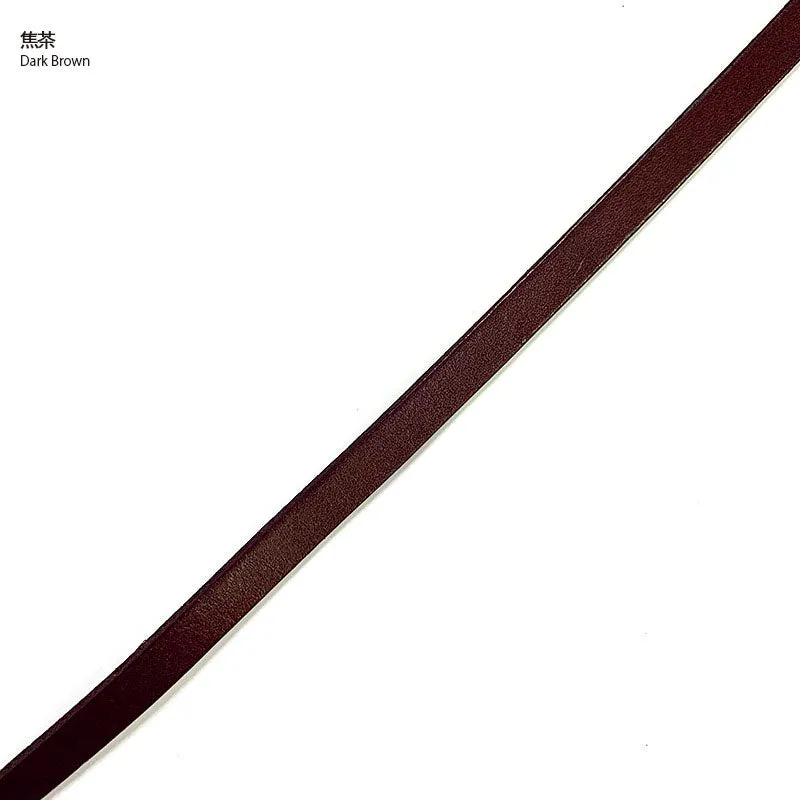 Yoko Saito JTT-K1017 ruban cuir véritable 10 mm au mètre