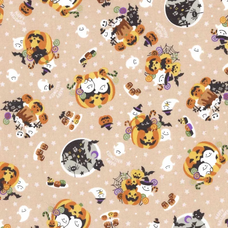 Yoko Saito Halloween tissu coton citrouilles au mètre