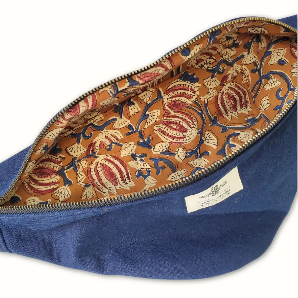 Tribu Indigo sac banane bleu coton bio indigo
