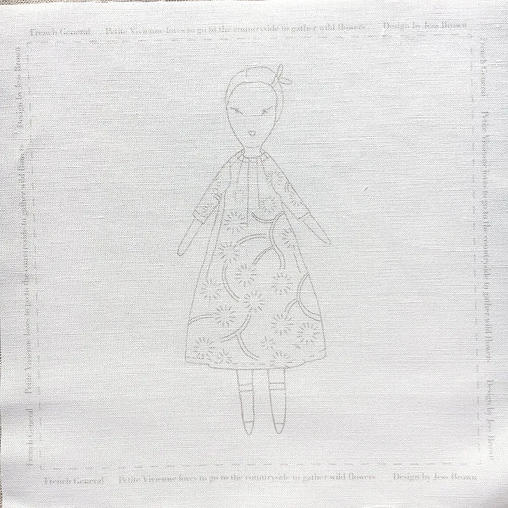 French General Petite Vivienne kit broderie Jess Brown