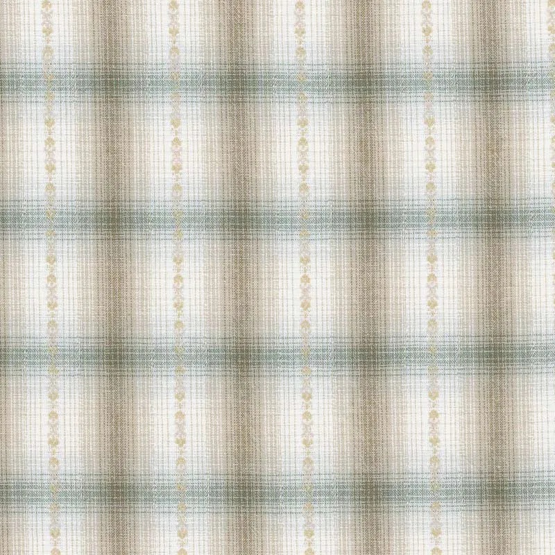 Yoko Saito web2604-A09 tissu coton carreaux bleu au mètre