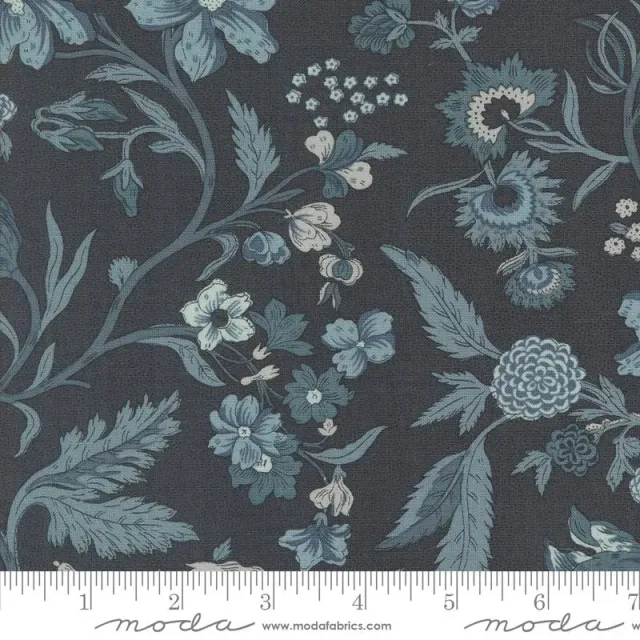 French General Sacré Bleu 13970 17 tissu coton indigo au mètre