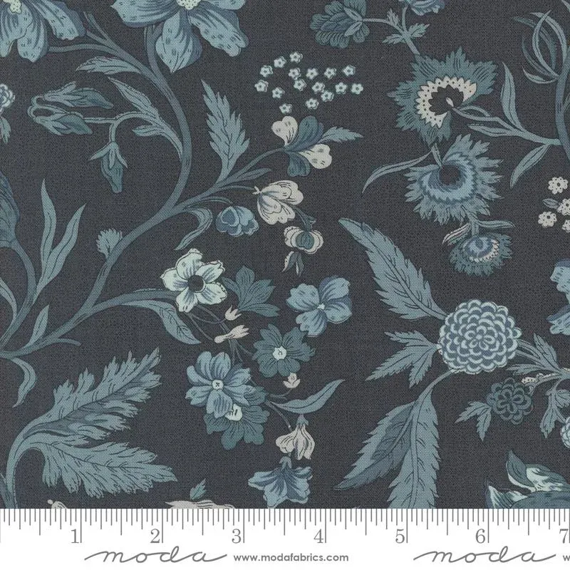 French General Sacré Bleu 13970 17 tissu coton indigo au mètre