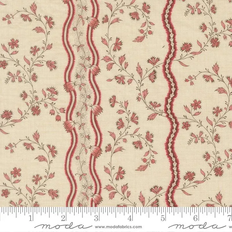 French General Fleur de Paris 13993 11 tissu coton Pearl Garance
