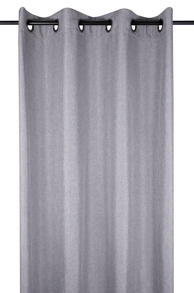 Stof Bea Rideau à Œillets Gris 140x260 cm Polyester