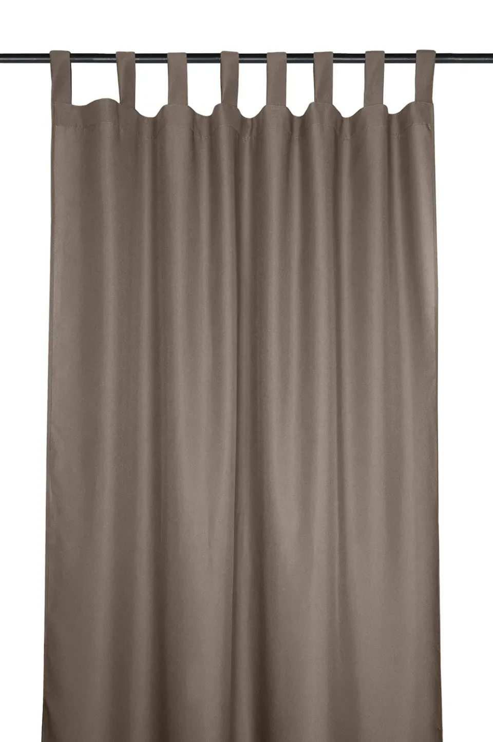 Stof Nelson rideau 135x260 cm taupe 100% polyester
