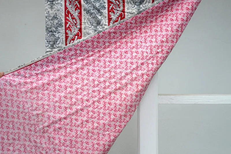 French General JB31 quilt ancien rococo 46x72 pouces