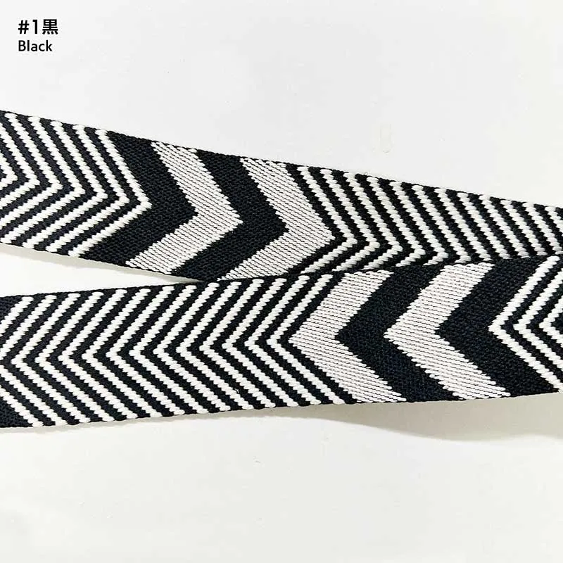 Yoko Saito JTT-P3836 ruban chevrons 38 mm au mètre