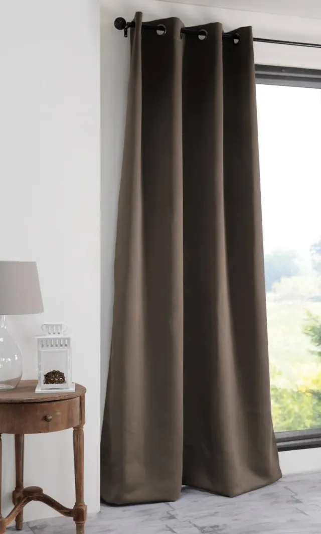 STOF Notte rideau occultant 135x180 cm taupe polyester