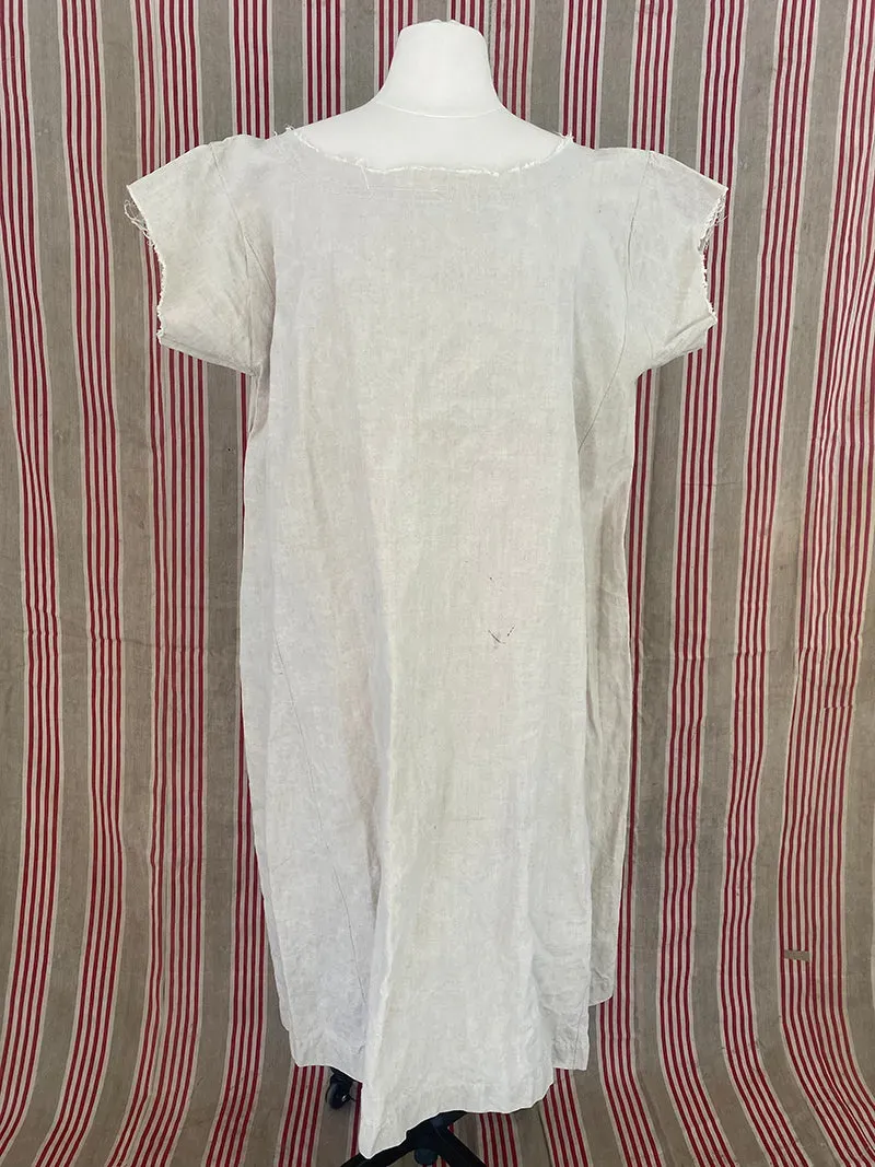 French General chemise ancienne chanvre gris taille 6-8