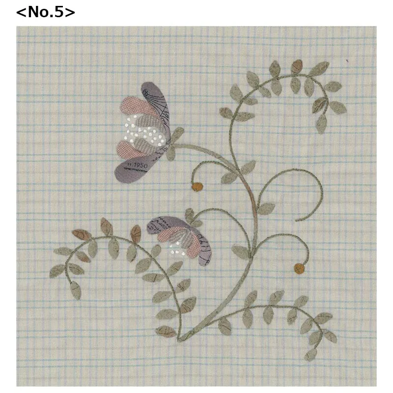 Yoko Saito Fleurs Scandinaves lot 15 patrons appliqué