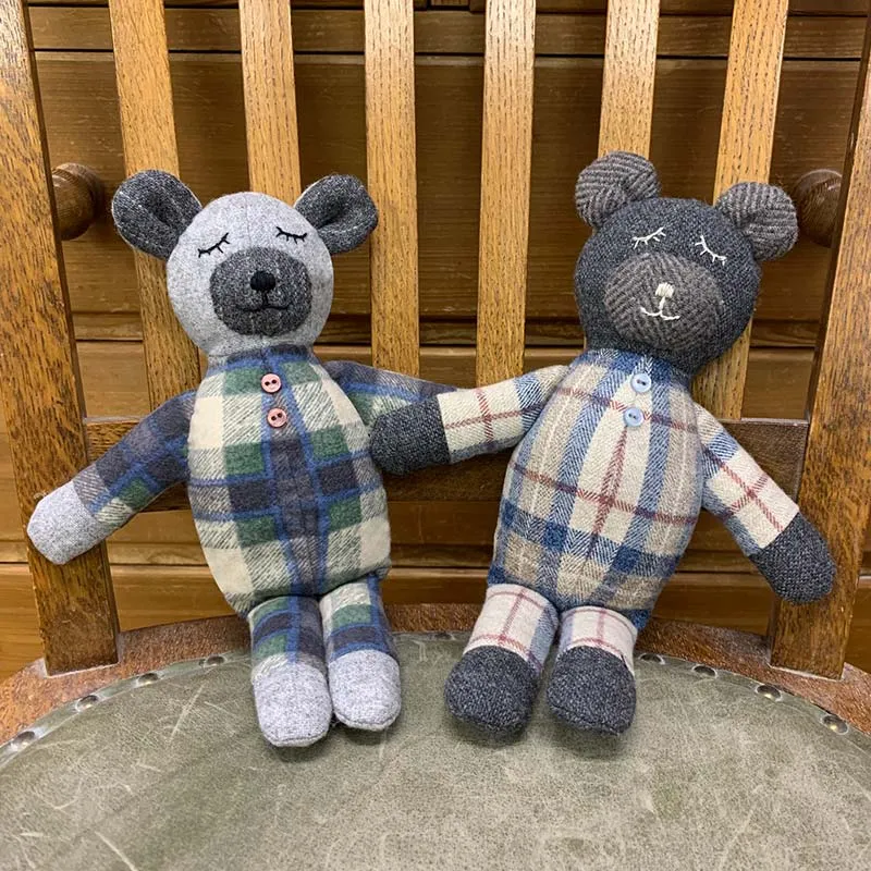 Sleepy Bear vol.2 kit ours peluche tissu blanc 27 cm Yoko Saito