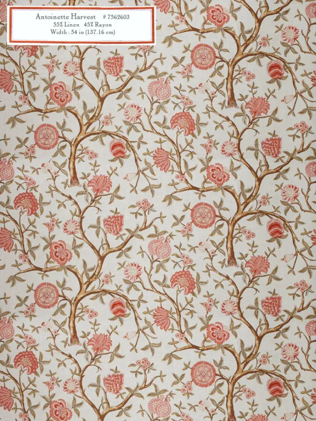French General Antoinette Harvest tissu déco au mètre
