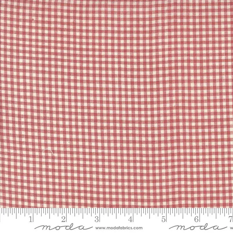 French General Ginghams Garance Pearl 12223 12 tissu vichy