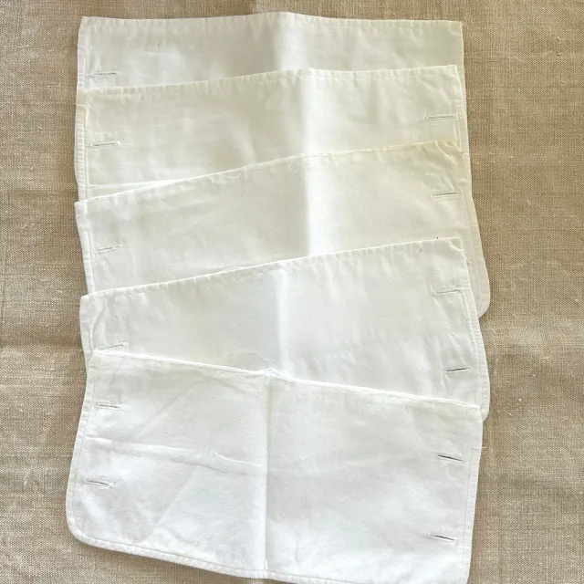 French General poignet chemise ancien coton blanc couture créative