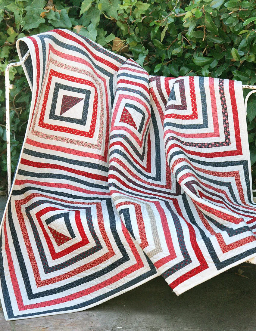 French General Petite Prints Deux Petite Bateau patron quilt imprimé